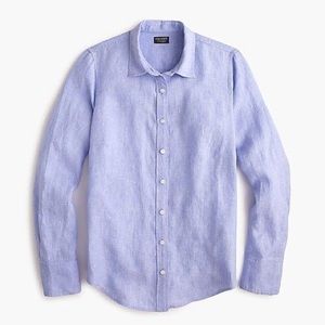 J. Crew Baird McNutt Irish Linen Perferct Shirt